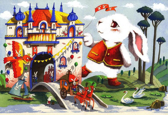 第一場景：這是絨布兔子在城市中尋找小主人真愛ㄉ故事，喜歡絨布兔子就靠過來~~~