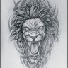 刺青紋身圖：戰獅手稿 🦁