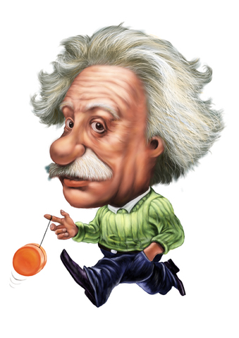 Q版愛因斯坦 Albert Einstein