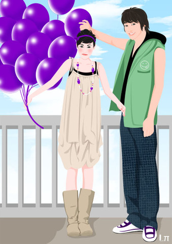 紫色气球---有你真精彩