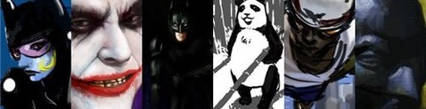 黑暗騎士、功夫熊貓、全民超人 - 會員暑期電影 Fan Art