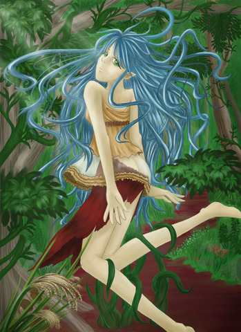 女精靈:誕生於森林中的血池
