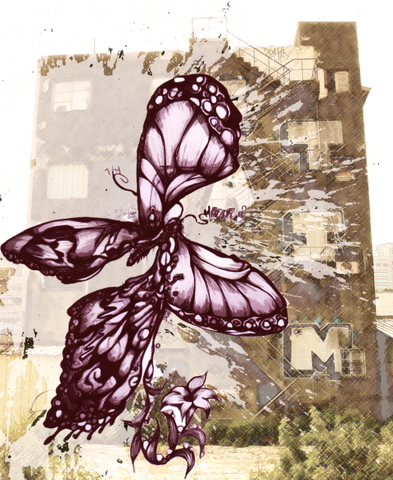 當蝴蝶飛過廢墟