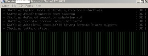 Install Ubuntu 8.10 on Microsoft Virtual PC 2007 SP1