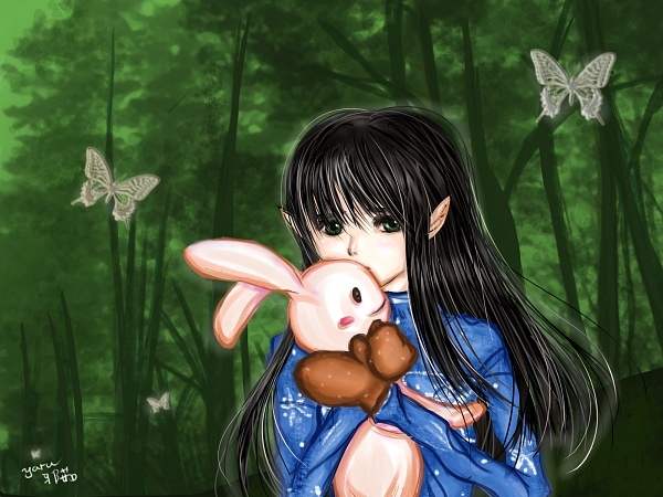 森林裡的精靈少女.JPG