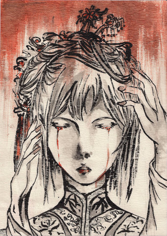 紅淚(手繪)