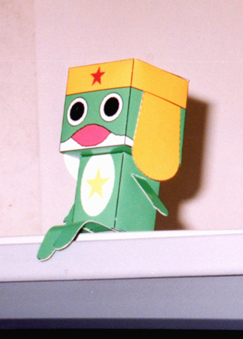 keroro軍曹: 有趣的keroro軍曹立體紙娃娃模型