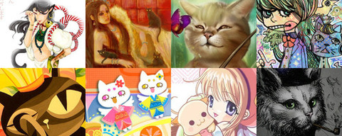 貓畫、貓插畫、貓漫畫、貓女、貓男、貓娘 - Cat's Illustration/Comics