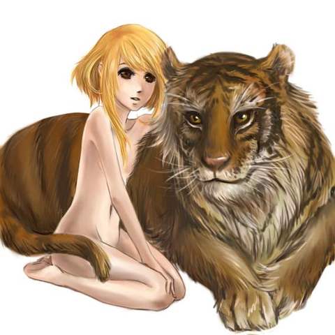老虎與女孩
