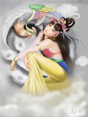 鳳舞.古典美女與傳統靈獸