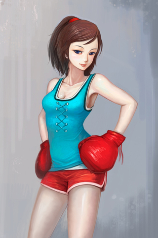 女拳擊手