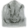 犀牛精細素描