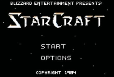 八位元電腦星海爭霸 8-Bit PC Starcraft