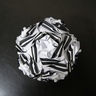 我自己设计的纸艺花球黑白配系列（迷恋）