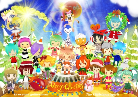 Merry Chirsamas 2010聖誕節賀圖(BAGO聖誕老公公)