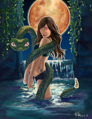 神話蛇美女