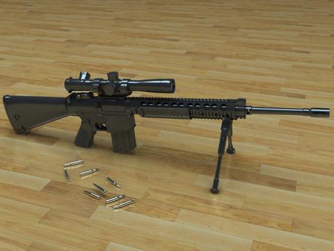 m110半自動狙擊步槍  (美軍狙擊手現役裝備)