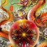 ●【畫框系列-中國龍China Dragon 赤龍-HOELEX