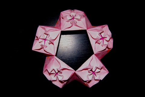 纸色恋曲原创边框系列折纸图案＂礼物＂