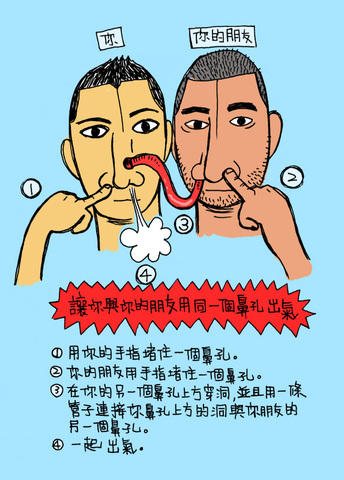 亂說畫#004 讓你與你的朋友用同一個鼻孔出氣