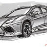 Car Design - Lamborghini SUV - RF-Design線稿版