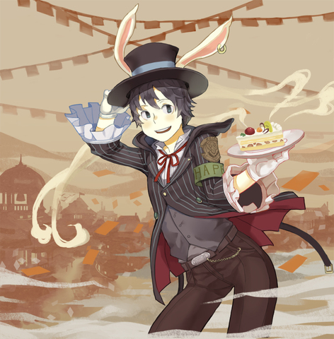 cake rabbit servant