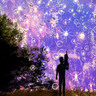 繁星之夜-想念-第一次好奇地看著星星