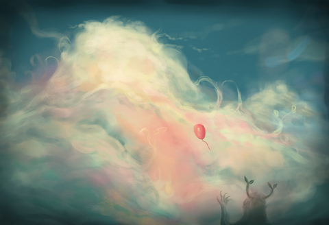 每週塗鴉—通往夢想自由之云