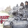 虎王戰車  Panzer  麥克筆+代針筆製