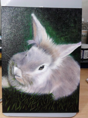 兔子(油畫)