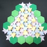 纸色恋曲原创一款双面模块化折纸图案“圆舞曲” （反面）