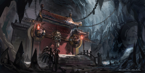 Concept art: Eastern Style Gate