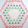 纸色恋曲原创一款双面模块化折纸作品“祝福”（反面）