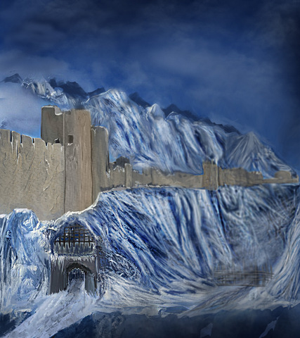 雪山城牆