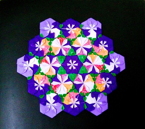 纸色恋曲原创模块折纸画织锦（六）