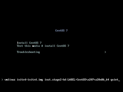 CentOS 7 Install Failed "Warning: /dev/root does not exist"