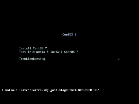 CentOS 7 Install Failed "Warning: /dev/root does not exist"
