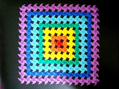 纸色恋曲原创模块折纸画织锦系列（二十二）