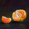 油畫靜物素描橘子教學作品欣賞 oil painting still life orange oranges