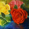 梁培政油畫靜物玫瑰花寫實作品教學欣賞 oil painting still life rose roses