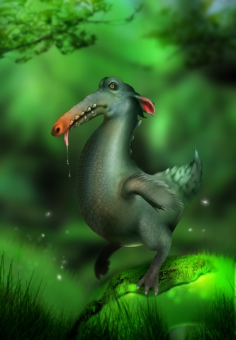 史前生物  恐龍雞