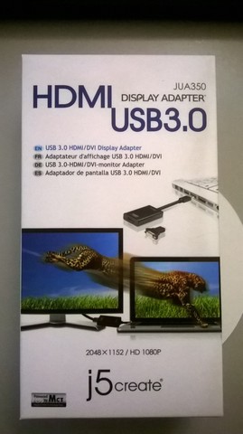 JUA350: J5create USB3.0  HDMI/DVI Display Adapter (1)