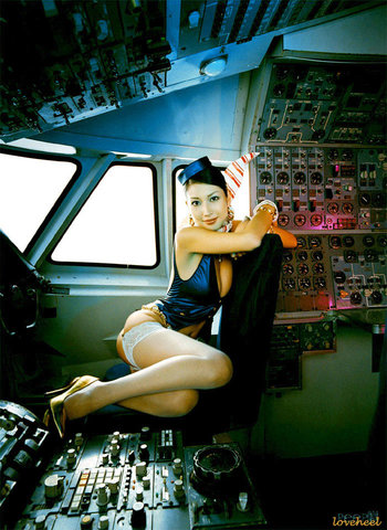 超性感的日本空姐