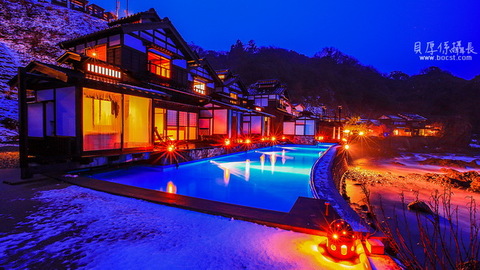 日本【冬天合掌村點燈】秘境宿。近五百余年。傳承14代！！