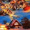 日本【冬天合掌村點燈】遇好天氣就是要夜拍～不然要幹嘛？