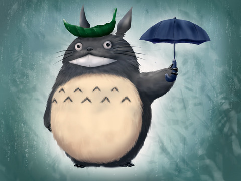 臨摹:龍貓Totoro