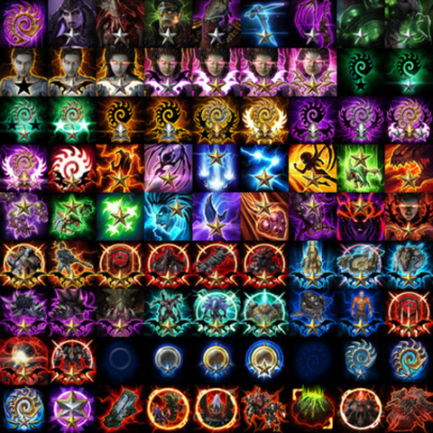 starcraft II all achievements icons 星海二「全成就」ICON 圖像