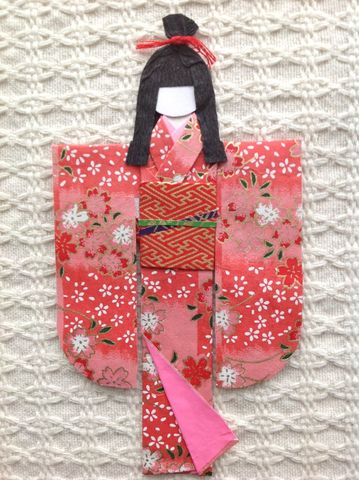 和服振袖紙娃娃 Furisode/Kimono Paper Dolls