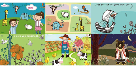兒童繪本、手繪插畫 - genie1205 Picture Books Illustration Art