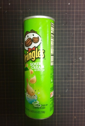 晴季 紙雕作品：品客先生 Mr.Pringles